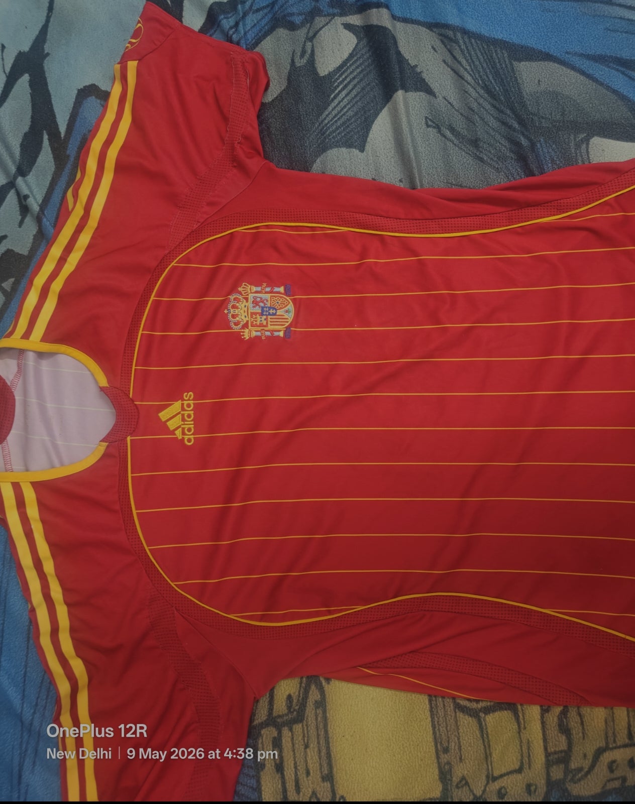 adidas spain national home jersey 2006-8