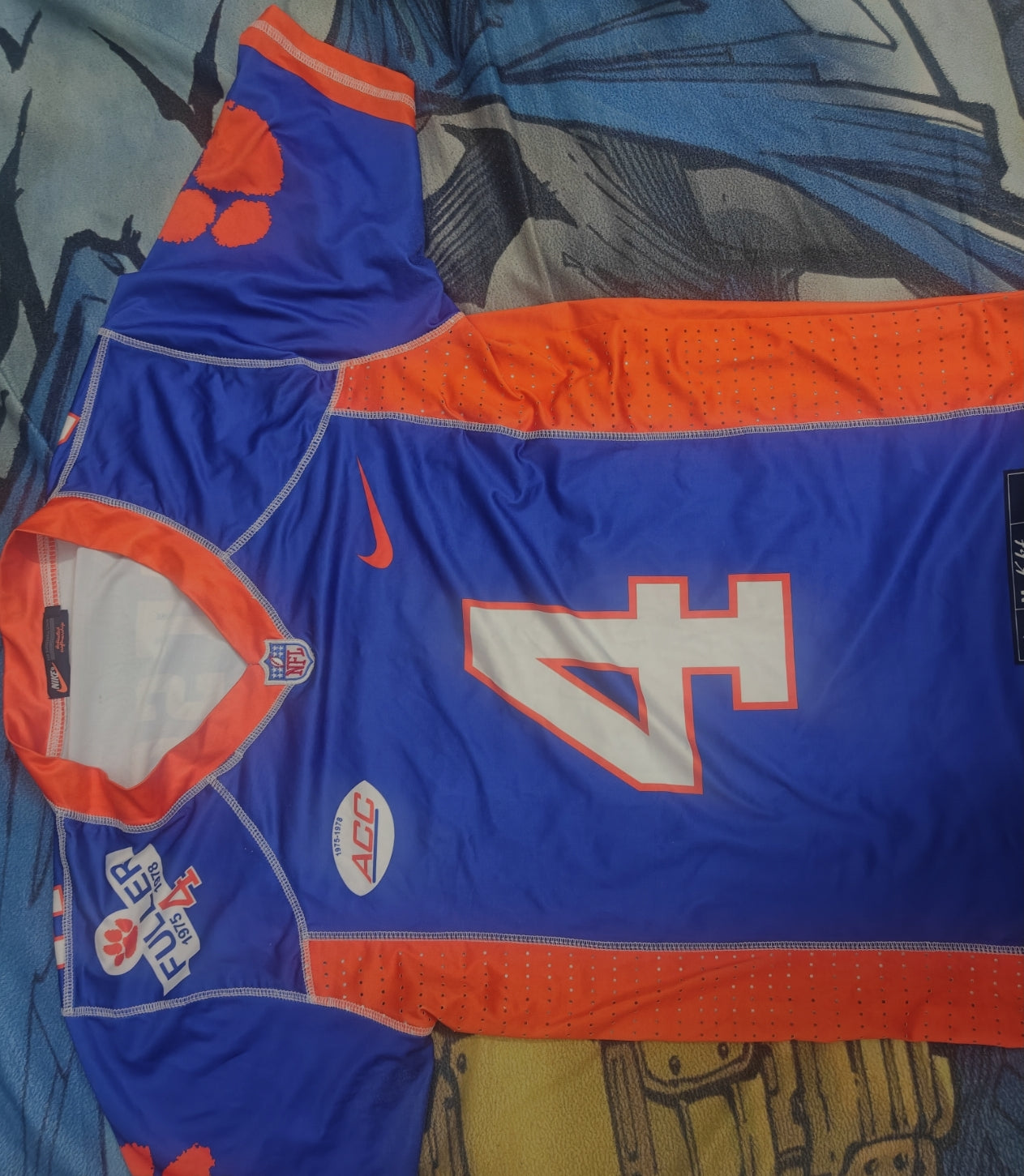 nike vintage football jersey clemson tigers